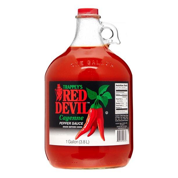 Red Devil Hot Sauce 128floz - Seabra Foods Online
