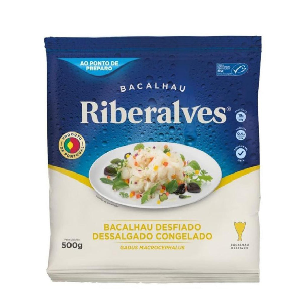 Riberalves Bacalhau Desfiado 400g - Seabra Foods Online