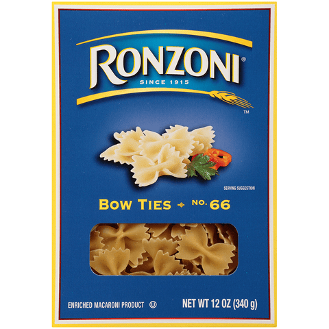 Ronzoni Bow Ties 12oz - Seabra Foods Online