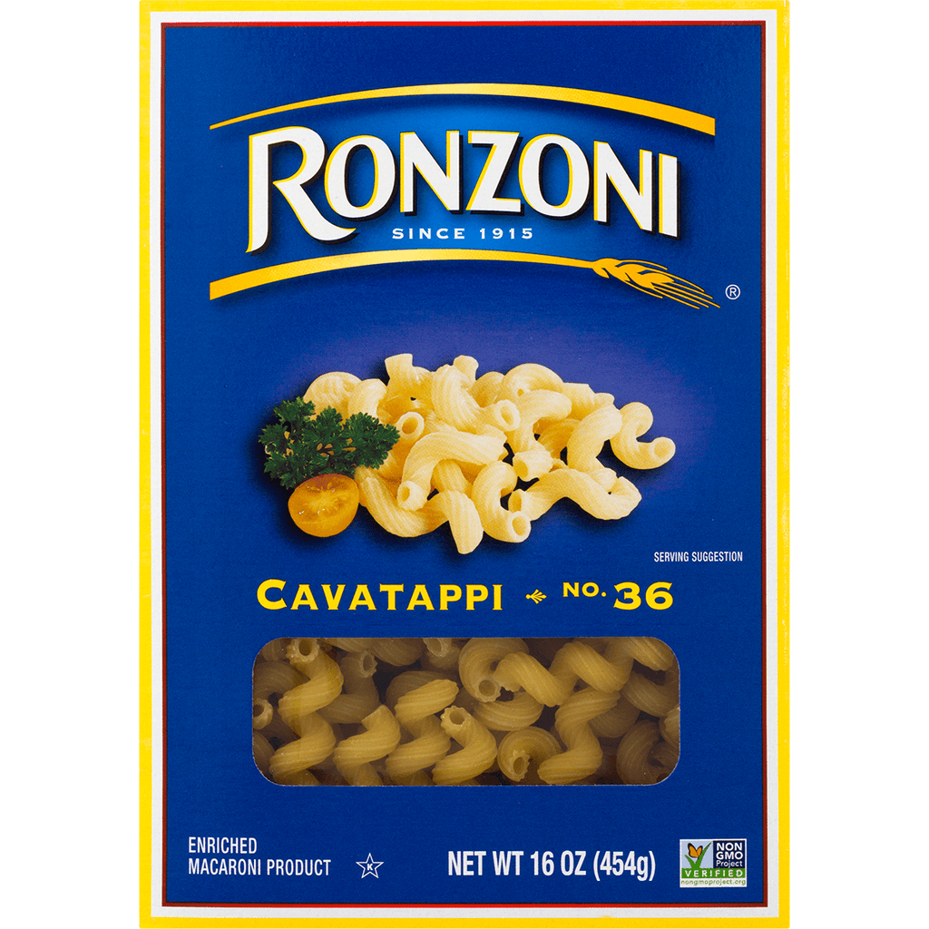 Ronzoni Cavatappi 36 16oz - Seabra Foods Online