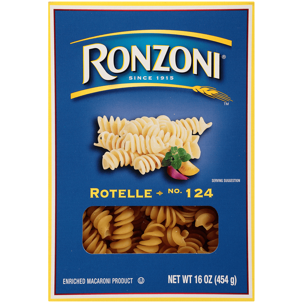 Ronzoni Rotelle 124 16oz - Seabra Foods Online