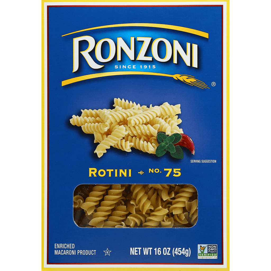 Ronzoni Rotini 75 16oz - Seabra Foods Online