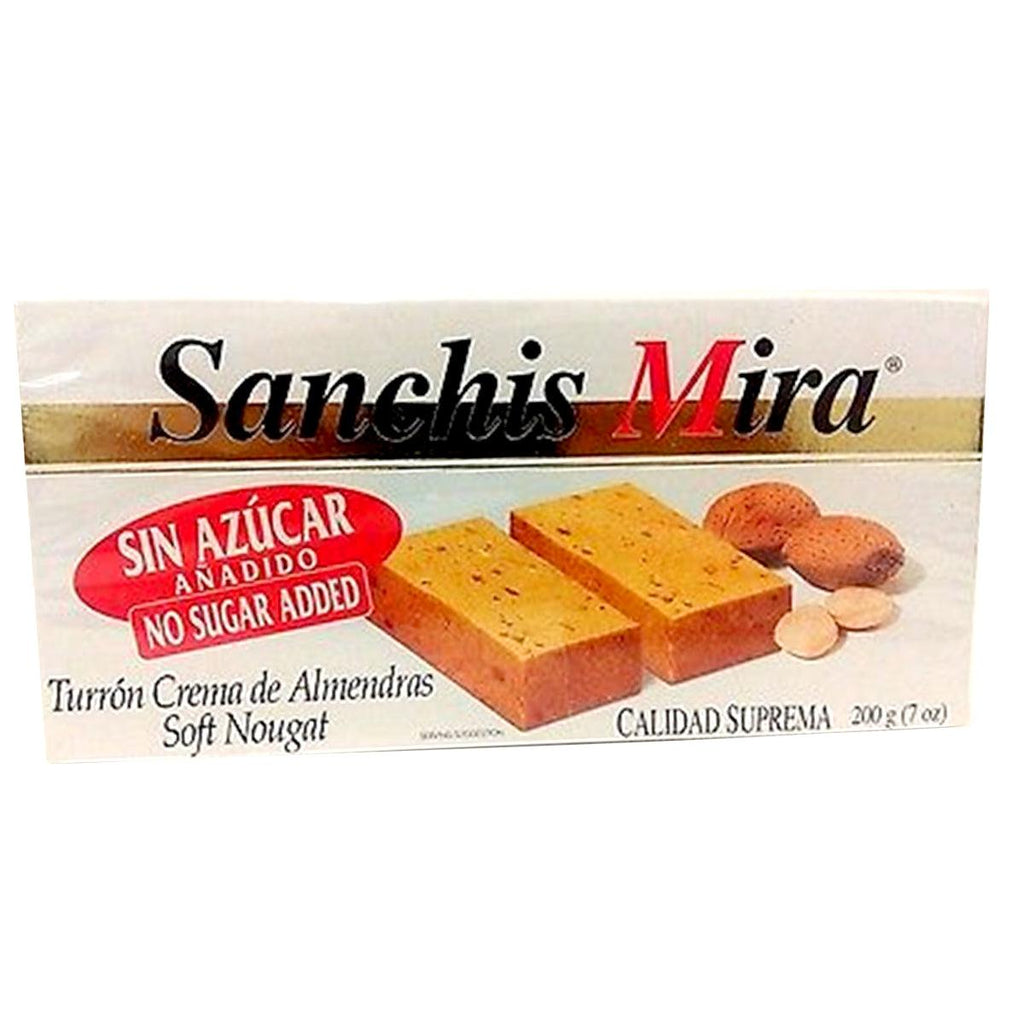 Sanchis Mira Sin Azucar Turron 7oz - Seabra Foods Online