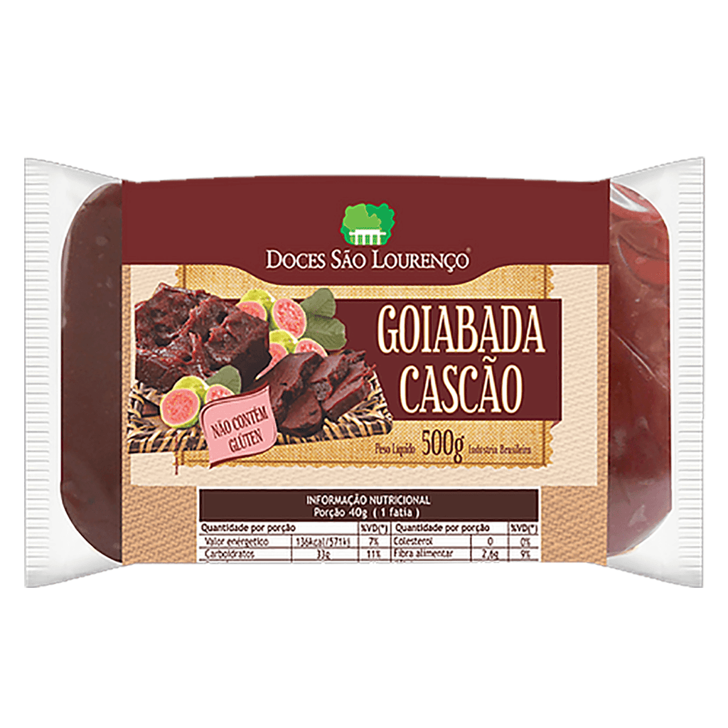 Sao Lourenco Goiabada Cascao 500g - Seabra Foods Online