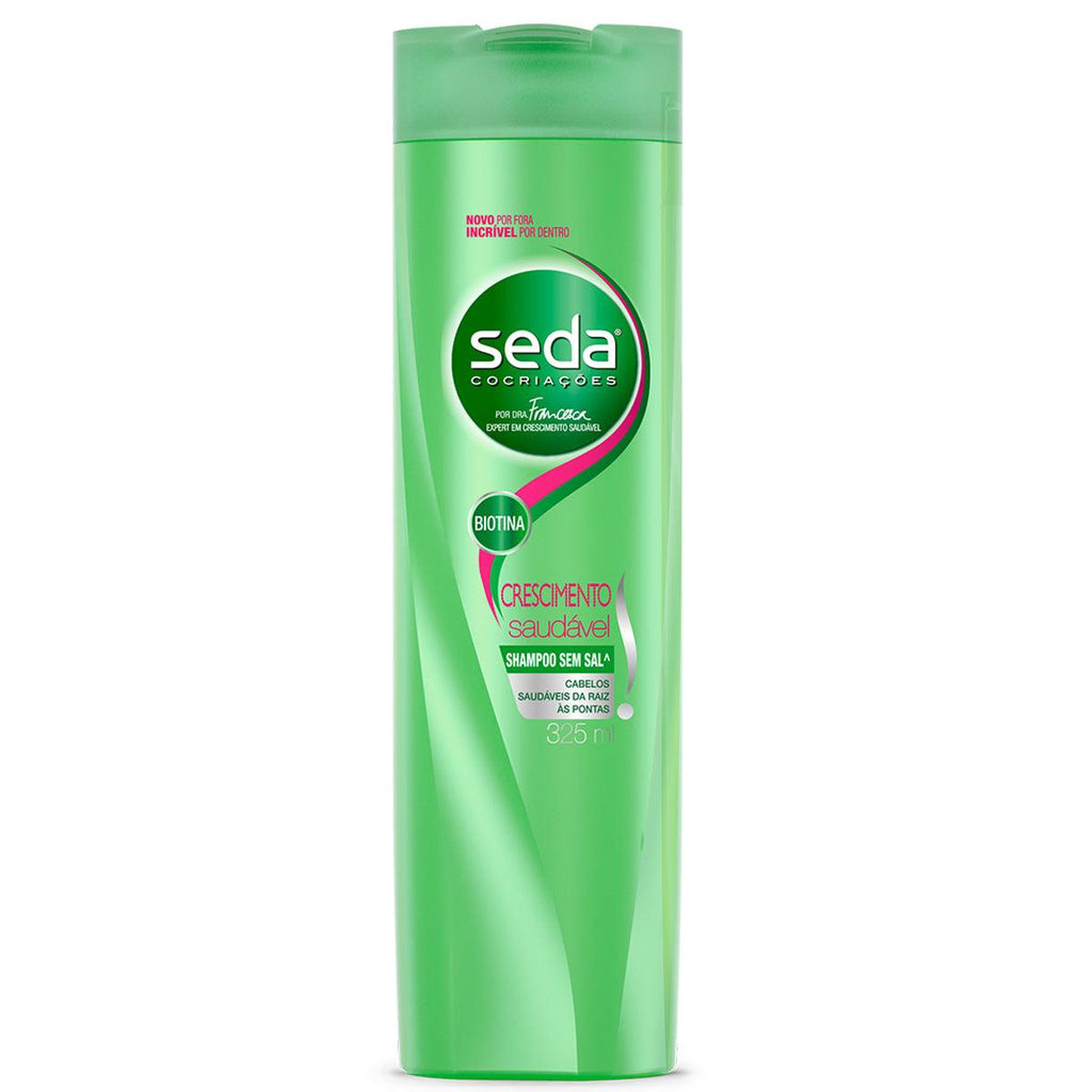 Seda Shampoo Cresc.Saudavel 10.99floz - Seabra Foods Online