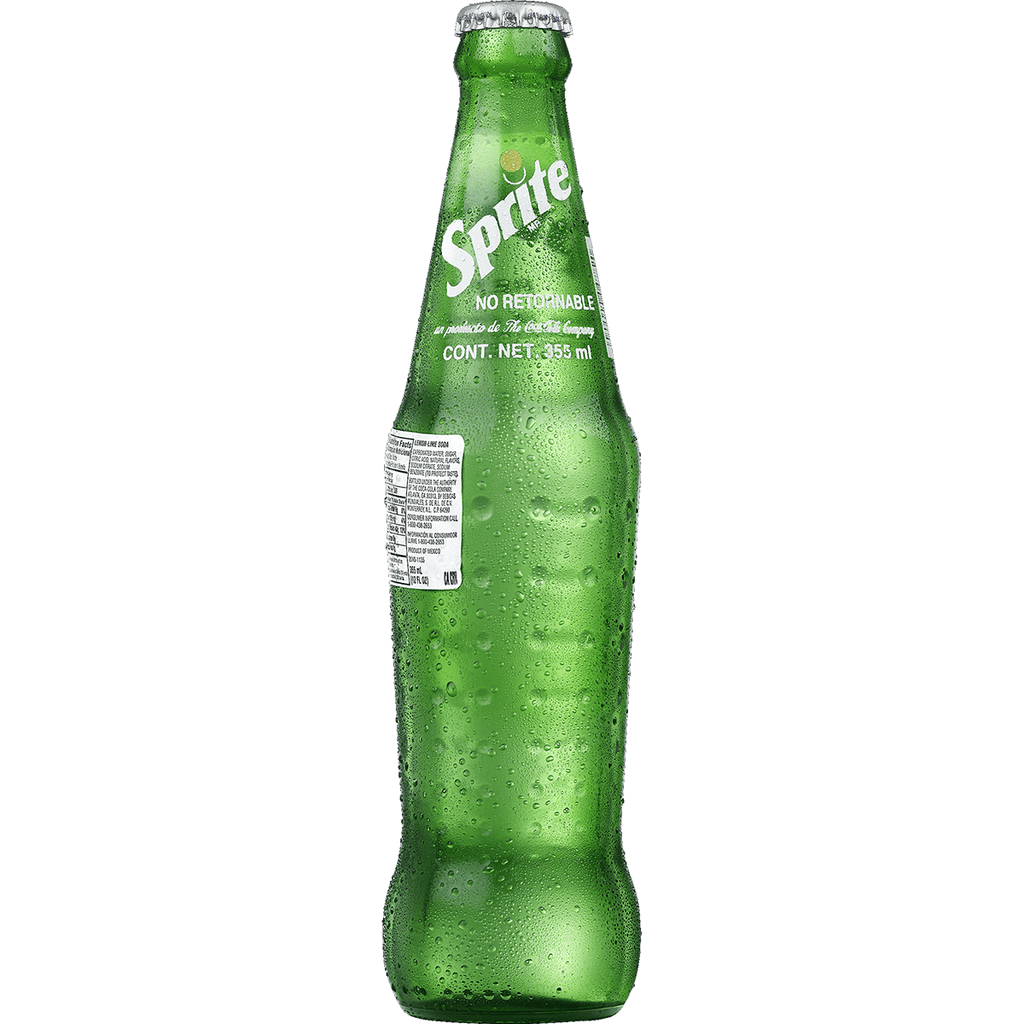 Sprite Glass Bottle Soda Mexican - Seabra Foods Online