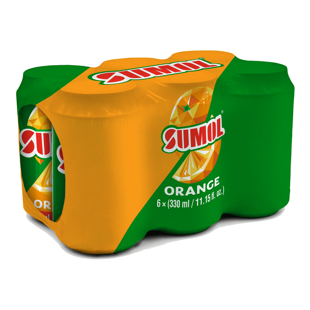 Sumol Orange Cans 6Pk - Seabra Foods Online