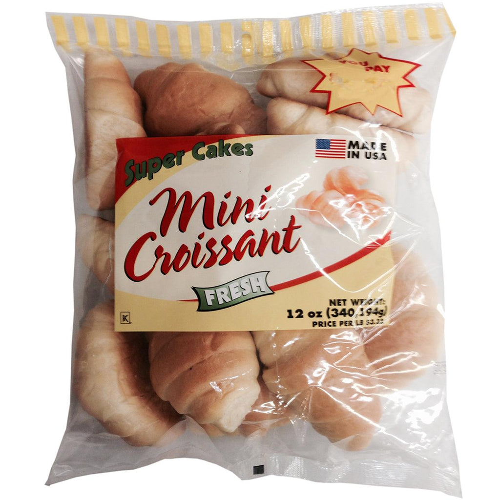 Super Bread Mini Croissants 12 oz - Seabra Foods Online