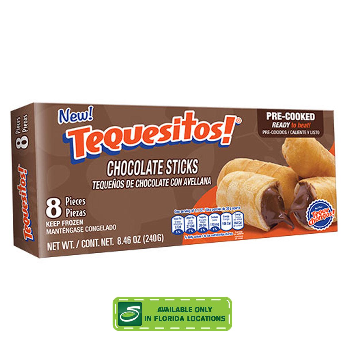 Tequesitos Choc Sticks Pre Cooked 8.46oz – Seabra Online Foods