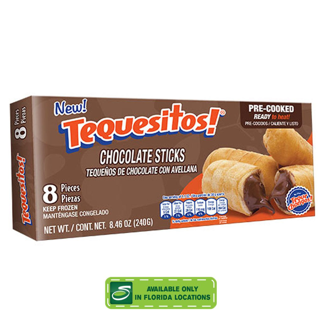 Tequesitos Choc Sticks Pre Cooked 8.46oz - Seabra Foods Online