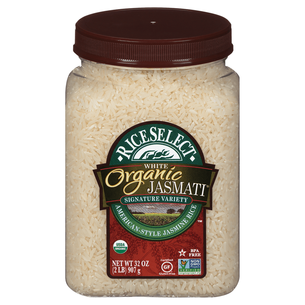 Texmati Organic Basmati Rice Jar 2lb - Seabra Foods Online