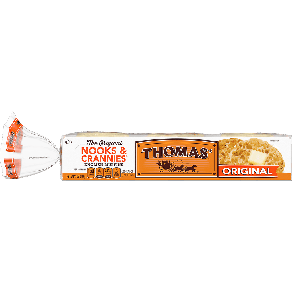 Thomas Original English Muffins 12 oz - Seabra Foods Online