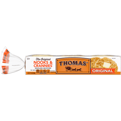 Thomas Original English Muffins 12 oz - Seabra Foods Online