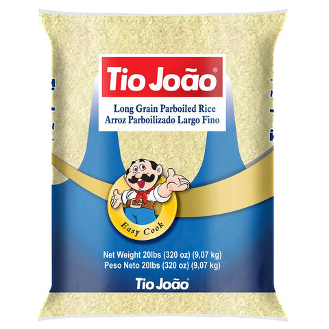 Tio Joao Long Grain Parboiled Rice 20Lb - Seabra Foods Online