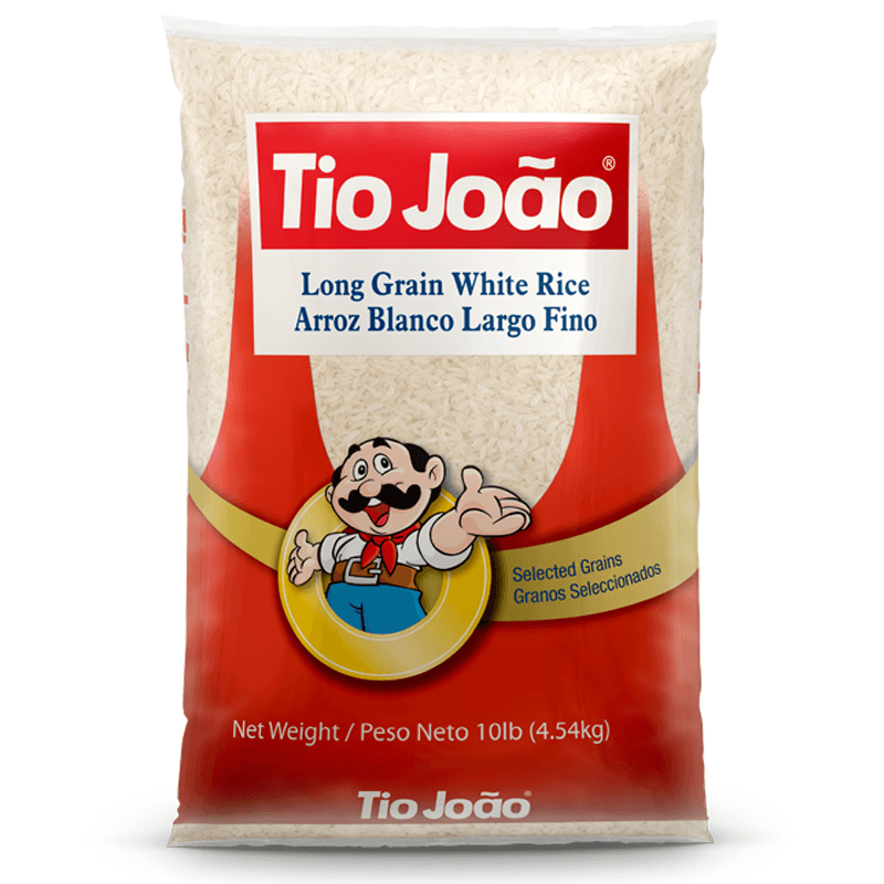 Tio Joao White Long Grain Rice 10lb - Seabra Foods Online