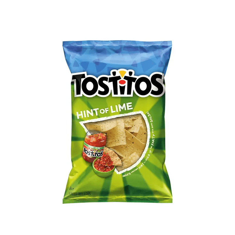 Tostitos Hint of Lime Tortilla Chips 10z - Seabra Foods Online