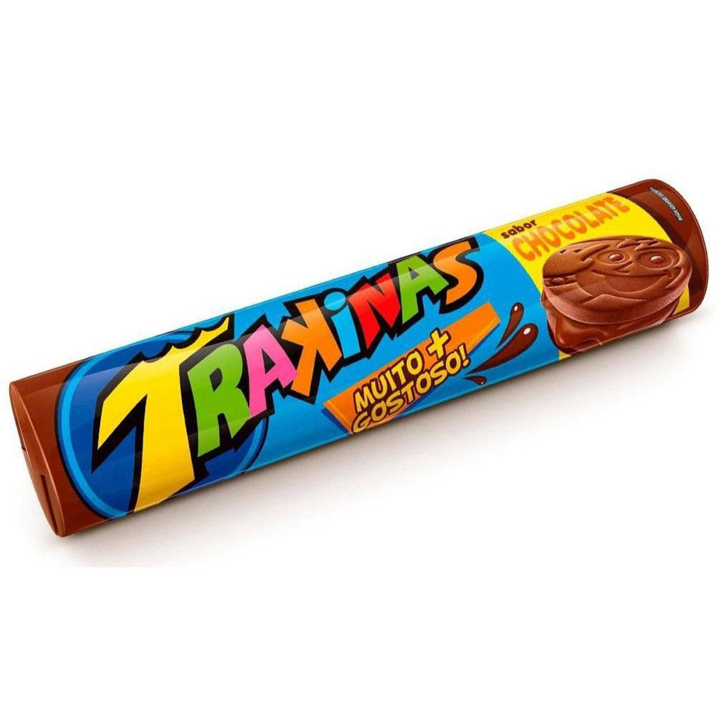 Trakinas Biscoito Mais Chocolate 4.44oz - Seabra Foods Online