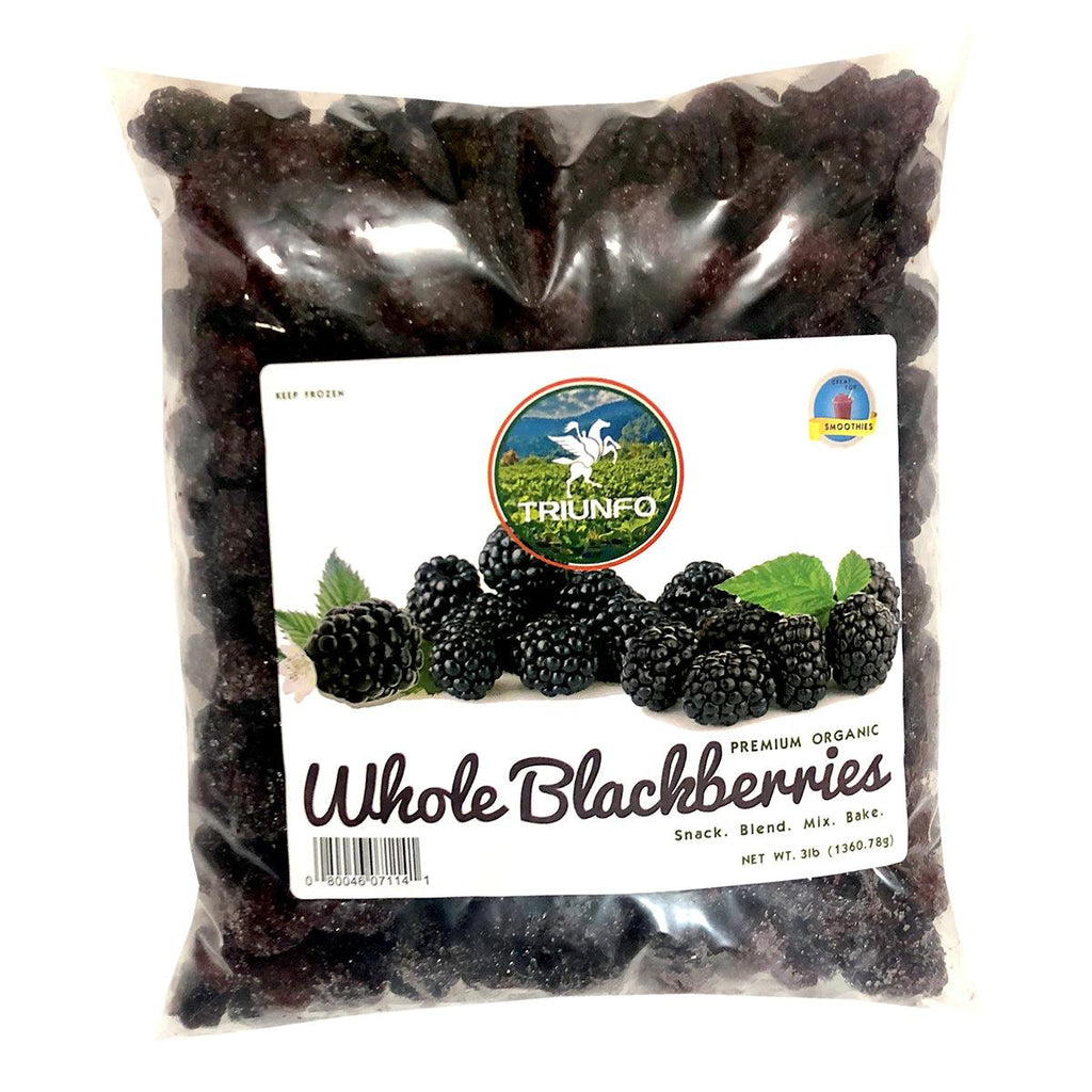 Triunfo Blackberries 3 lb bag - Seabra Foods Online