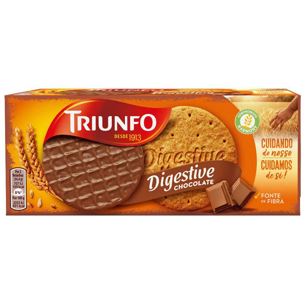 Triunfo Digestive Chocolate 300g - Seabra Foods Online
