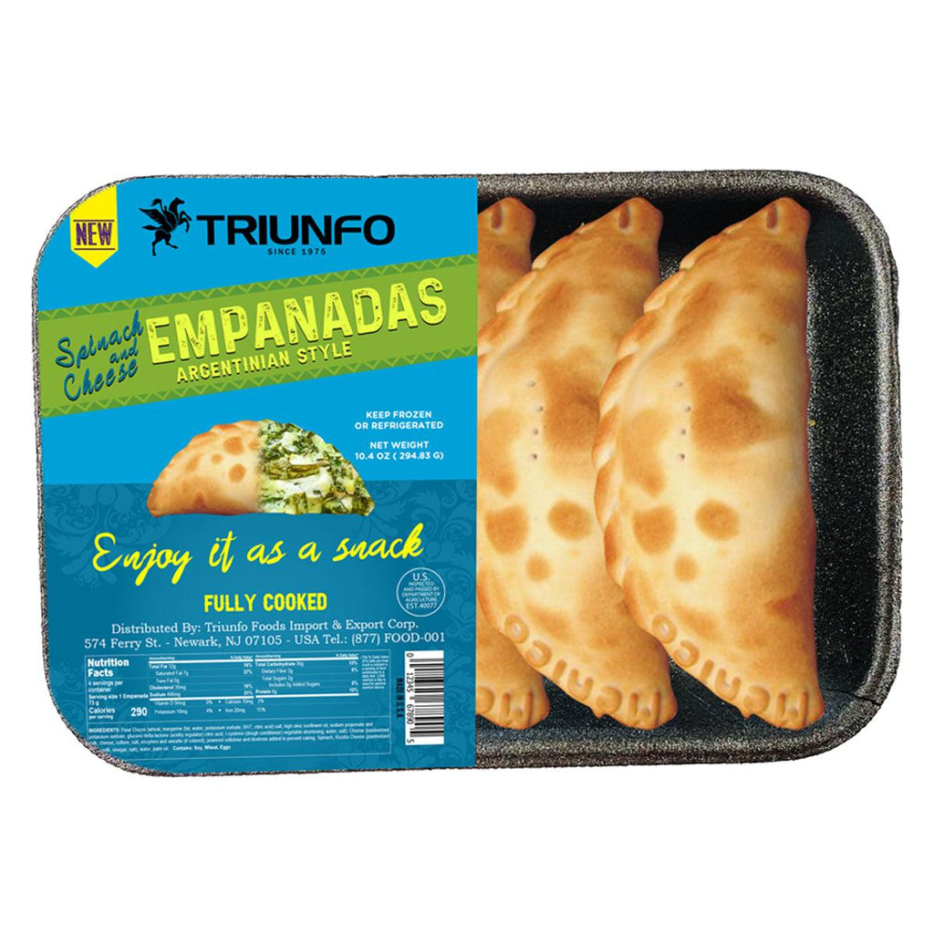 Triunfo Emapanadas Spinach/Cheese - Seabra Foods Online
