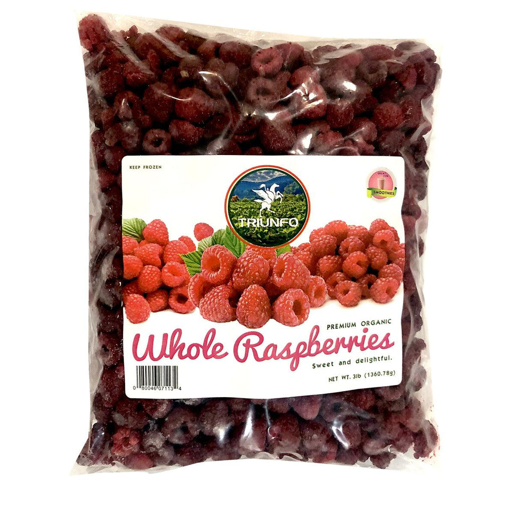 Triunfo Raspberries 3lb bag - Seabra Foods Online
