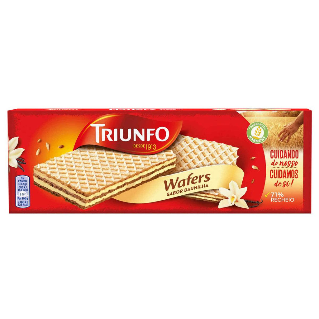 Triunfo Wafer Vanilla 146g - Seabra Foods Online