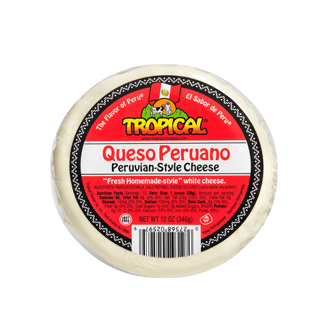 Tropical Peruvian Cheese 12oz - Seabra Foods Online