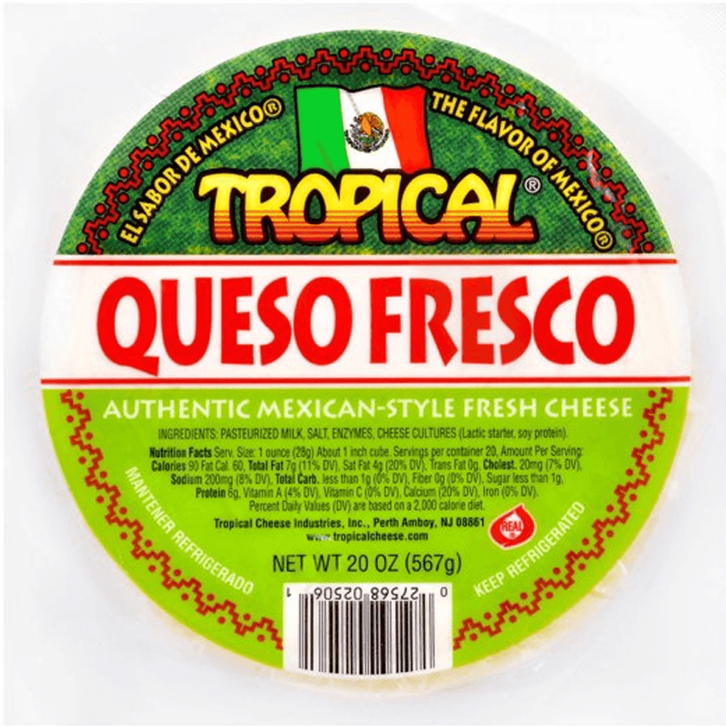 Tropical Queso Fresco Mexican 20oz - Seabra Foods Online