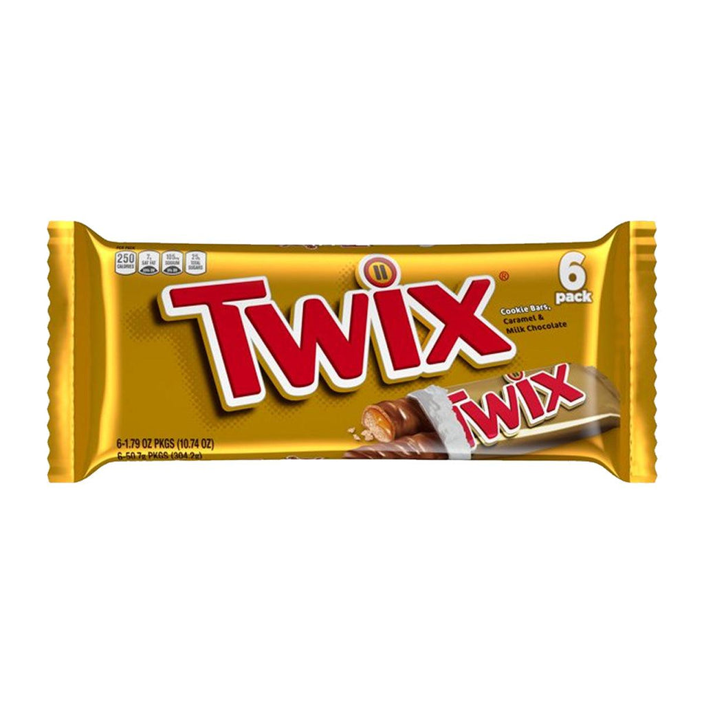 Twix Caramel Fun Size 6pk - Seabra Foods Online