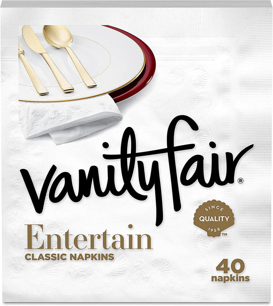 Vanity Fair Dinner Napkins 40ct - Seabra Foods Online