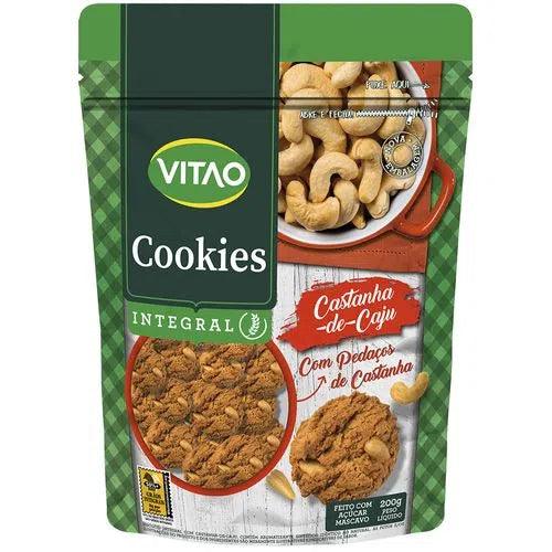 Vitao Cookies Castanha Caju 7oz - Seabra Foods Online