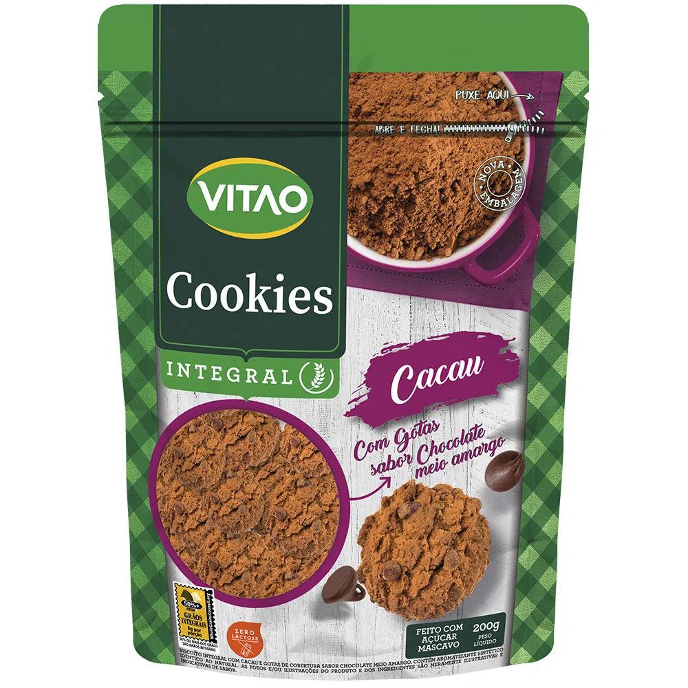 Vitao Cookies de Cacau 7oz - Seabra Foods Online