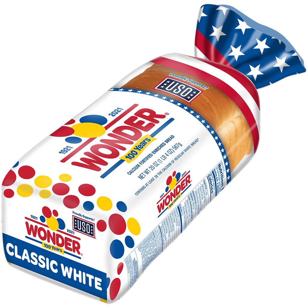 Wonder Classic White Bread 20 oz - Seabra Foods Online