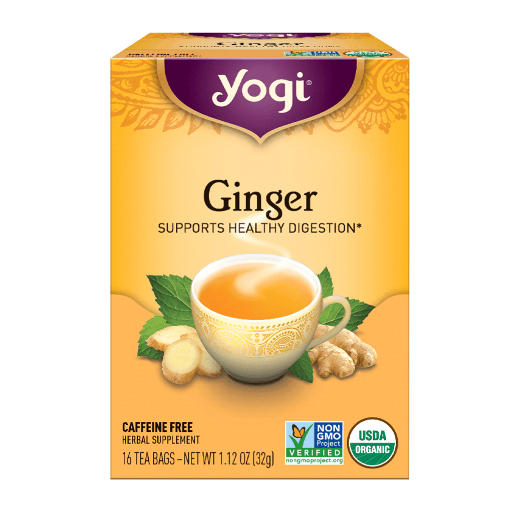 Yogi Organic Ginger Tea 16ct 1.12oz - Seabra Foods Online