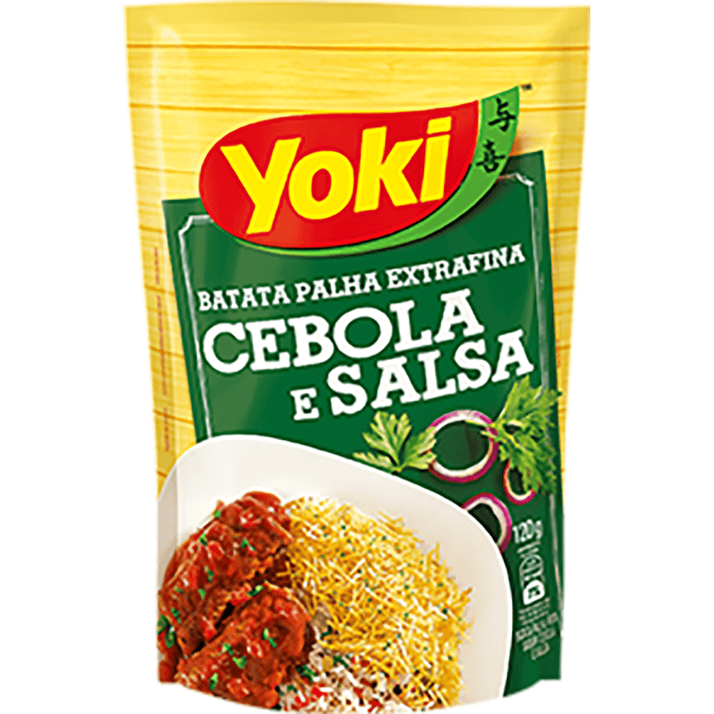 Yoki Batata Palha Cebola&Salsa 4oz - Seabra Foods Online