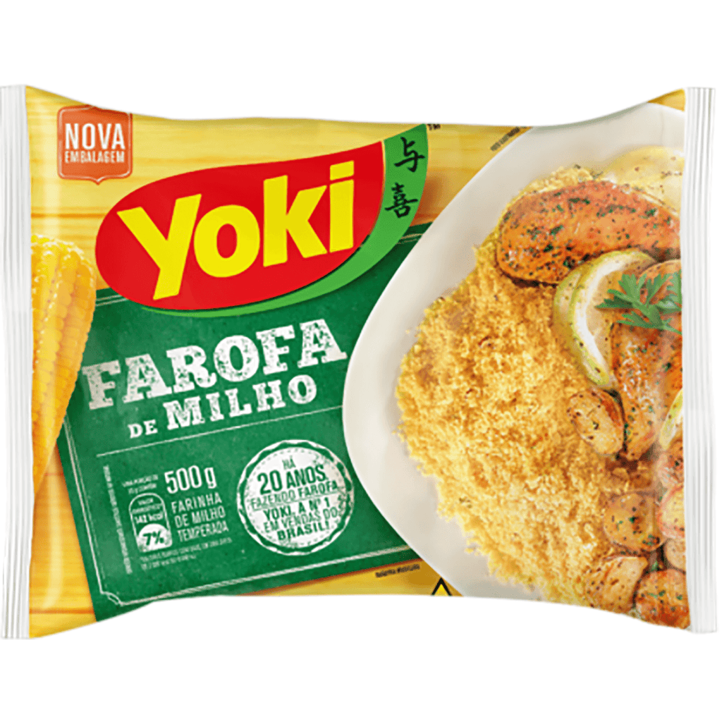 Yoki Farofa Pronta de Milho 500g - Seabra Foods Online